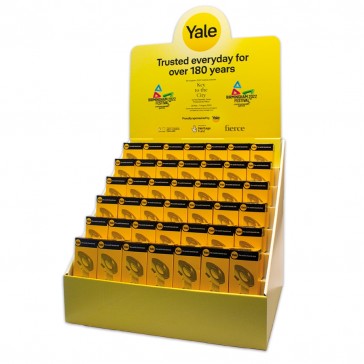 YALE 1109 RIM CYLINDERS COUNTER DISPLAY UNIT OFFER
