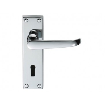 ECLIPSE VICTORIAN LOCK FURNITURE POLISHED CHROME BOXED