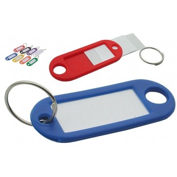 KEY TAGS STANDARD - ASSORTED COLOURS (100 BAGGED)
