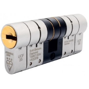 HUGHES BY FEDERAL LOCK  3* EURO DOUBLE CYLINDERS