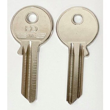 H0001S S1A STEEL NP YALE CYLINDER KEY BLANK