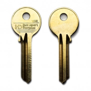 H0032 16HL 6 PIN YALE CYLINDER KEY BLANK