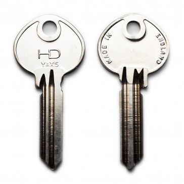 H0096 YAX5 6 PIN YALE CYLINDER KEY BLANK