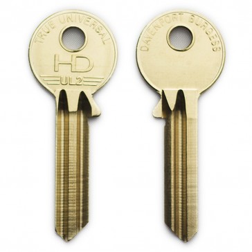 H0590 UL2 6 PIN UNIVERSAL CYLINDER KEY BLANK