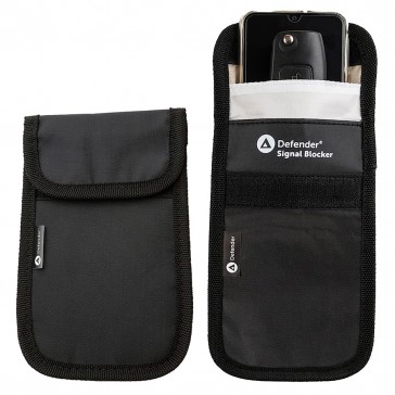 DEFENDER SIGNAL BLOCKER FARADAY POUCH - TWIN PACK