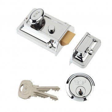 NL105 YALE B-77-CH-CH-60 60MM TRADITIONAL STANDARD NIGHTLATCH