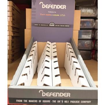 OUT069 SQUIRE CT10/DEFENDER DISPLAY C/W 12 PADLOCKS