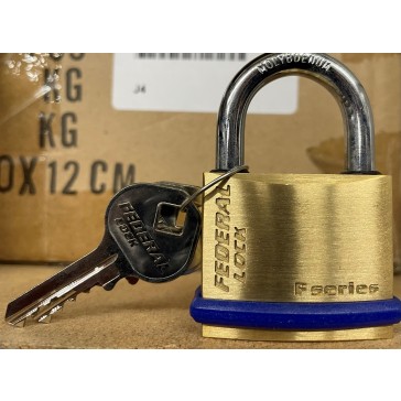 PHW025 FEDERAL SF40RKD 40MM SECURITY SOLID BRASS PADLOCK
