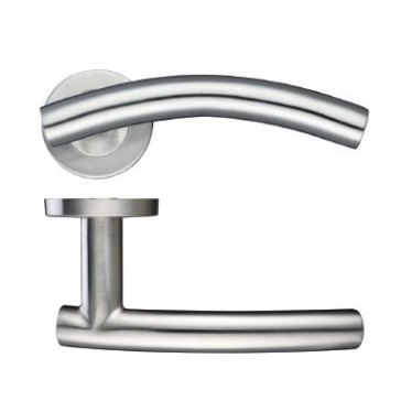 ZCS2120SS ZOO ZCS2120SS 19MM ROUND ARCHED T-BAR ON ROSE HANDLE