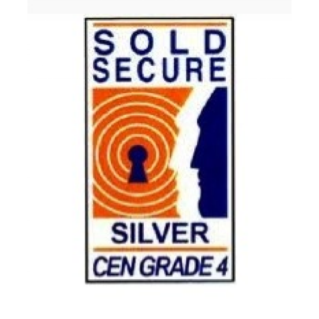 FEDERAL HASP FD4025 BLACK 229MM SOLD SECURE SILVER VISI PACK