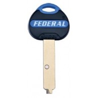 KB0117 HUGHES BY FEDERAL LOCK GENUINE (POS B) 3* EURO DIMPLE KEY BLANK