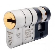HUGHES BY FEDERAL LOCK  3* EURO SINGLE CYLINDERS