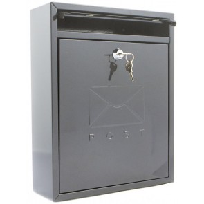 BURG WACHTER COMPACT POST BOX ANTHRACITE GREY