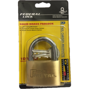 FEDERAL FED30/40 HIGH SECURITY SOLID BRASS PADLOCKS