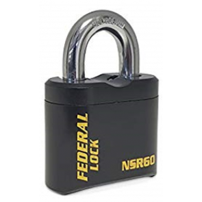 FEDERAL NSR EXTRA HEAVY FIXED CODE COMBINATION PADLOCKS