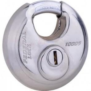 FEDERAL 1000S 70MM SHIELDED SHACKLE STAINLESS STEEL DISCUS PADLOCKS