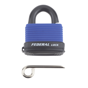 FPAD0171/BLUE FEDERAL RL46W-B WEATHERPROOF LAMINATED RESETTABLE COMBINATION PADLOCK