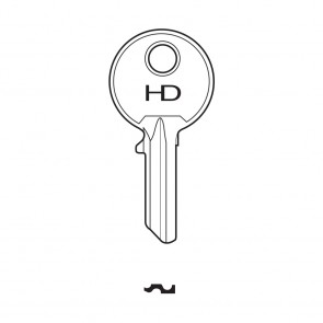H0152 D9CS ABUS CISA CYLINDER KEY BLANK