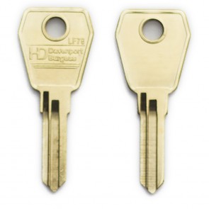 H0596 LF78 L&F 4 PIN CYLINDER KEY BLANK