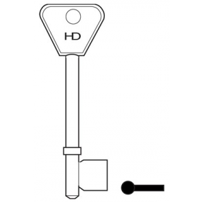 L102A B463ANP LEGGE BS 5L MORTICE KEY BLANK