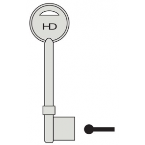 L409A EUROSPEC B598ANP 5L MORTICE KEY BLANK