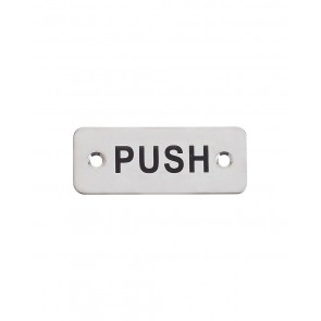 IRN054 ZOO ZAS33SS PUSH DOOR SIGN