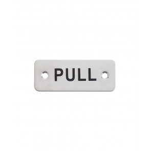 IRN055 ZOO ZAS34SS PULL DOOR SIGN
