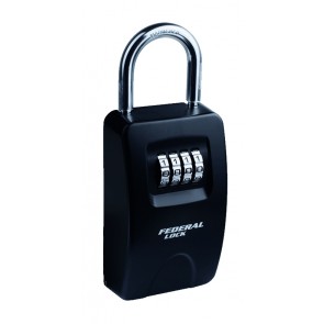 KYK0024 FEDERAL SKS-004RF SHACKLE COMBI PORTABLE KEY SAFE