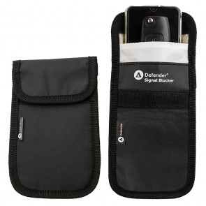 DEFENDER SIGNAL BLOCKER FARADAY POUCH - TWIN PACK