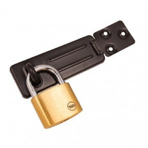 OCI018 YALE Y120/50/127/1/H HASP & 50MM PADLOCK SET