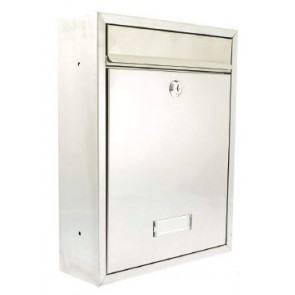 PBX048 BURG WACHTER MB19ST TRENT POSTBOX STAINLESS STEEL