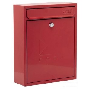 PBX057 BURG WACHTER MB05R COMPACT POSTBOX RED