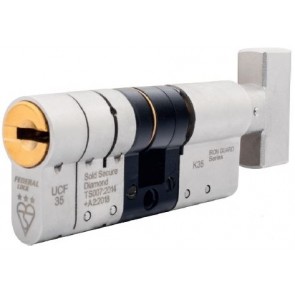 HUGHES BY FEDERAL LOCK  3* EURO THUMBTURN CYLINDERS