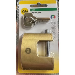 Y114B/60/114/1 YALE 60MM BRASS SHUTTER PADLOCK